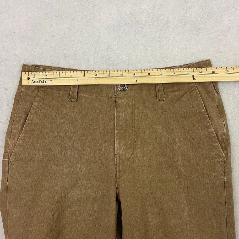 Roark Chino Pants Mens 28 Tan  Porter HD Straight Fit Stretch Travel Outdoor